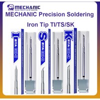 MECHANIC OFFICIAL Precision Soldering Iron Tip C210 TI/TS/SK Tips Integrated Soldering Iron Tip SMD Head for C210 Series Solder