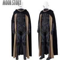 News The Hero Aka Dune 2 Cosplay Costume Paul Atreides Jumpsuit With Vest Bodysuit With Cape Mask Halloween Outfit Full Set