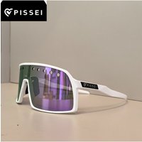 AliExpress PISSEI 9406A Cycling Glasses Colorful Coated Sunglasses Men's TR90 Anti-UV400 Goggles Women's Sports Bike sun glasses