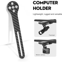 TOSEE Bike Computer Holder Carbon Cycling Computer Stopwatch Speedometer Mount Holder For Wahoo Garmin Giant Bryton Light Holder