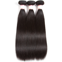 Geeta Straight Bundles Brazilian Straight Human Hair Weave Bundles Natural Black 1/2/3 Bundles100% Human Hair Bundles Remy Hair
