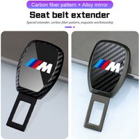 Car Seat Belt Extension Plug Buckle Clip Adjustable Extender For BMW M M3 M5 M6 1 3 4 5 6 7 Series E87 E36 E70 F01 F02 F10 X6 X1