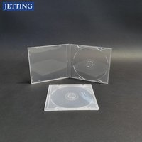 New 1PC 8CM ReadStar Transparent PP Ultrathin Standard DVD Case 3Inch CD Package Portable CD Storage Box