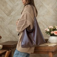 New Vintage Tote Bag Large Capacity Simple Women's Shoulder Bag Hobo Bag For Female Commuting Corssbody Bag