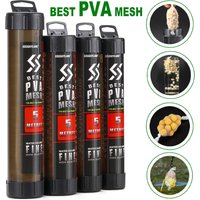 Sougayilang 18/25/37/44mm PVA Fishing PVA Mesh Water Soluble Mesh Carp Fishing Feeder Bait Thrower Trap Bait Nets Fishing Tools