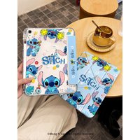 Painted Kawaii Stitch Case For iPad Air 11 Case 10th 11th A16 9th iPad Pro 11 4 5 10.9in 12.9 M2 M3 M4 Mini 7 Pencil Holder