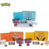 100% Chinese Ibrahimovic Advanced PTCG Game Card High Quality Reib Fire Water Eeveelution Gift Box Collection Book Toys