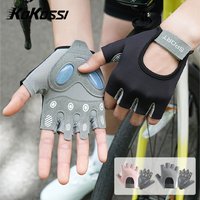 AliExpress NONE KoKossi Cycling Gloves Anti-Slip Shock-Absorbing Men Women Sports Outdoor Half-Finger Mtb Bicycle Gloves Fitness Breathable