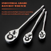 Multipurpose Quick-Release Ratchet Wrench Portable High Hardness Repair Tool Hardware Tool
