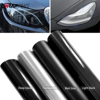 30X100cm Car Light Film Headlight Fog Light Taillight Smoke Black Tint Films Waterproof Stickers for Motorcycle Car Accessories