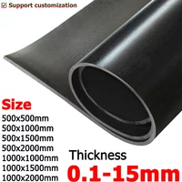 Black/Red Silicone Rubber Sheet High Temp Resistance FKM Fluorine Silica Gel Plate 500x500 500x1000 500x1500 500x2000 1000 2000