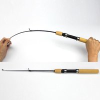 New New Ultralight Winter Ice Fishing Rod Portable Winter Ice Fishing Rod Spinning Casting Ice Winter Fishing Pole Tackle