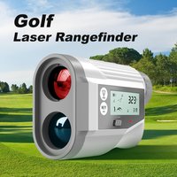 NOHAWK Golf Laser Rangefinder with Voice Broadcast Touch Side Screen Slope Compensation Flag Lock Vibration USB-C Rechargeable