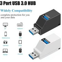 3 Ports Rotatable USB Hub USB 3.0 2.0 Splitter High Speed Data Transfer Multi Port Expander Box Portable USB Dock For Laptop PC