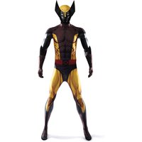 X-Men Wolverine Cosplay Jumpsuit Mask Gloves Men Superhero Wolverine Cosplay Costume Zentai Halloween Party Bodysuit Male Set