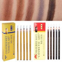 12Pcs/set Eyebrow Pencil Cosmetics for Makeup Tint Waterproof Microblading Pen Long Lasting Waterproof Blonde Brown Eye Brow