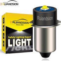 1Pcs P13.5S PR2 LED Flashlight Bulb XPG2 1-9V 6-30V 1.5V 3V 6V 4.5V 12V 18V 1-9 AA/D Cells 300Lm 6000K For Maglite Light