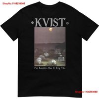 KVIST For Kunsten Maa Evig Vike One Sided T SHIRT vintage Washed homme graphic fashion Casual streetwear Stretched vintage Soft