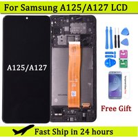 6.5" LCD For Samsung A12 Nacho LCD A127 Touch Screen A125 Digitizer Assembly For Samsung A12 A125 LCD Display