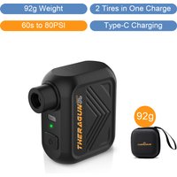 AliExpress THERAGUN Mini Bicycle Electric Pump Rechargeable - Portable Air Inflator 100PSI 5V Type-C Bike Accessories for Bike Schrader Presta Tires