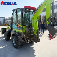 Backhoe Loader with External AC, European Cab, FOPS/ROPS for Comfort and Safety in Hot Areas