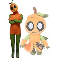 New Dandys World Cosplay Pumpkin Costume Stage Performance Clothing Children's Performance Suit Soft Milk Silk Polyester Fiber