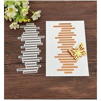 Geometry background Frame Metal Cutting Dies Stencils For DIY Scrapbooking Decorative Embossing Handcraft Template