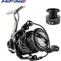 Mifine REFLEX Lightweight Spinning Reel for Freshwater Shore Long Fishing Gear Ratio 5.1:1,5+1BB,6KG Max Drag Left and Right Han