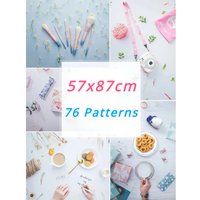 3D Photo Studio Background Product Photography Food Props Backdrops for Photographers Paper 57*87cm