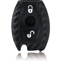2/3 Buttons Carbon Silicone Car Key Case Auto Key Protector Cover For Mercedes Benz A180 A200 A260 w214 w211 A Classe