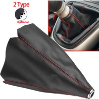 Gear Stick Cover Universal PU Leather Auto Boot Shifter Gaiter Boot Gear Stick Knob Dust Cover for Most Manual Transmission Cars
