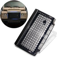 OCTA Front Grill For Land Rover Defender Front Middle ABS Adventure Edition Style Grille Auto Parts Car Styling Tuing