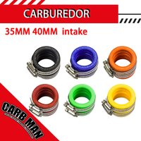For TM TMX KR PE NSR PWM PWK 34PJ Rubber Adapter Inlet Pipe Intake KEIHIN 35mm/40mm/42mm/45mm OKO KOSO Motorcycle Carburetor
