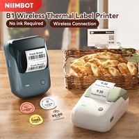 Niimbot B1/B1 PRO Thermal Label Printer Wireless Self-adhesive Bluetooth Inkless Label Maker for Business Price-Tag Sticker