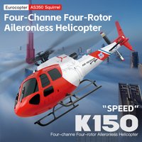 2026 New WLtoys K150 New Brushless Motor RC Helicopter, Four-Channel, Six-Axis Gyroscope Helicopter, Model Toy, Gift for Boys