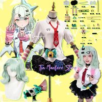 Game Zenless Zone Zero Halloween Cosplay Angels Of Delusion Kawaiii Jirai Kei Girls Groups Love Idol Chinatsu Remiel Y2K Lolita