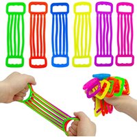 pcs Novelty Funny Children's Arm Puller Colourful TPR Silicone Elastic Stress Relieving Toys Kids Training Arm Strength Toys
