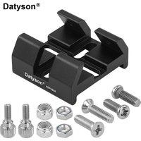 Datyson Telescope Accessory – All-Metal black Short Dovetail for Guide Scope | Heavy-Duty Aluminum Mounting Base with M4 Screws