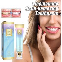 Niacinamide Stain-Removing Toothpaste Effectively Removes Yellow Teeth Plaque Long-Lasting Fresh Breath Niacinamide toothpaste