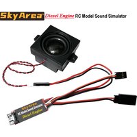 RC Diesel Engine Sound Module Simulation 2W Speaker for Remote Control Construction Vehicles Container Truck Excavators Model