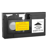 New VHS-C Cassette Converter for JVC for RCA for Panasonic VHS to VHSC SVHS-C Cassette Adapter Not for 8mm/MiniDV/Hi8
