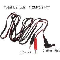 2.35mm Replacement Electrode Cable Conductive Standard Pin Connection Cables for TENS Unit Muscle Stimulator Digital Therapy