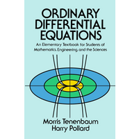 Ordinary Differential Equations An Elementary Textbook For Students Of Mathematics Engineering And The Sciences Revised