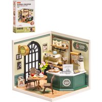 ROBOTIME Rolife Super Creator Series Perfect Romance Cafe Miniature DollHouse Relaxing Craft Unique Birthday Gift for Women Girl