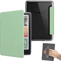Acrylic Kindle Case with Hand Strap for 6.8" Kindle Paperwhite 5(2021) - Clear Back, Shockproof & Scratch Resistant
