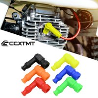 Motorcycle ATV Modified Rubber Spark Plug High Pressure Cap For Honda Yamaha KTM Kawasaki Suzuki Dirt Bike Universal Motocross