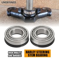 Neck Steering Stem Post Bearing & Race Kit For Harley Softail Dyna Sportster 883 Touring1960-2024 Replaces 48300-60 48315-60