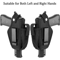 Outdoor Tactical Gun Holster with Bullet Clip Hunting Belt Concealed Carry IWB OWB Airsoft Pistol Bag for All Size Handgun