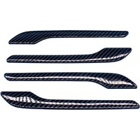 4pcs Car Door Handle Sticker For Tesla Model 3 Y 2017 - 2022 Door Wrap Cover Paste Model3 Model Y Accessories Carbon Fiber ABS