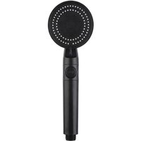 Adjustable High Pressure Shower Head 5 Modes Water Saving One-Key Stop Spray Nozzle with Hose - Bathroom Shower Accessories